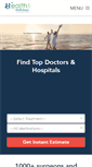 Mobile Screenshot of healthandholidays.com
